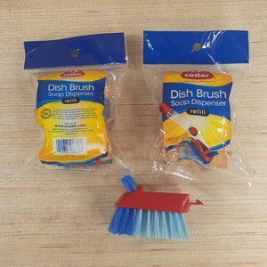 (3) O-Cedar Dish Brush Soap Dispenser Refill Discontinued . NEW IN PACKAGE